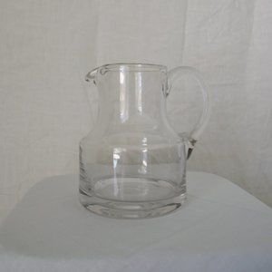 Small Vintage Glass Pitcher